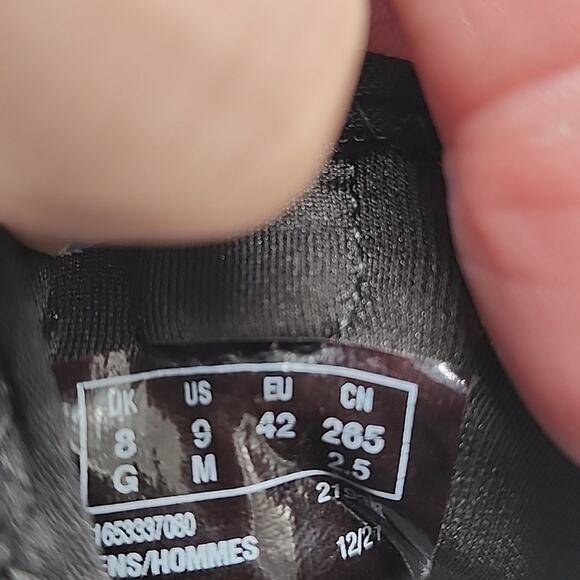 CLARKS NEW-DAVIS LOW TOP MENS ■SIZE 8■COLORWAY COMBI BLACK CANVAS ELASTIC-LACES - Picture 3 of 16